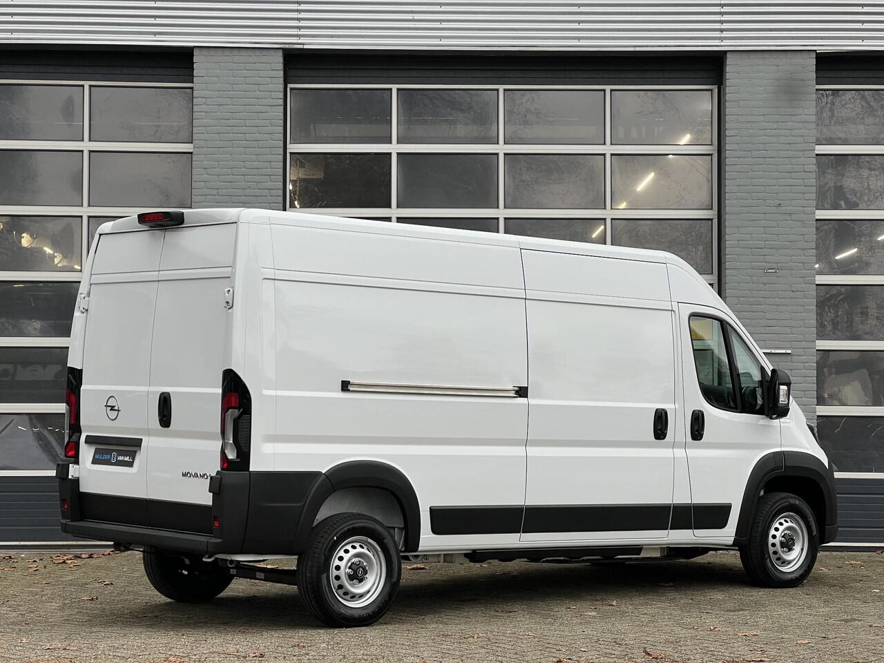 Opel MOVANO Electric L3H2 4.25t Zwaar 110 kWh | 8 jaar garantie | NAVI | Multimedia | Apple Carplay | Android Auto | Achteruitrijcamera | Parkeersensoren achter | Bestuurdersstoel comfort | Armsteun | Bank voorpassagiers | Lederen stuurwiel | Grootlicht assistent | M