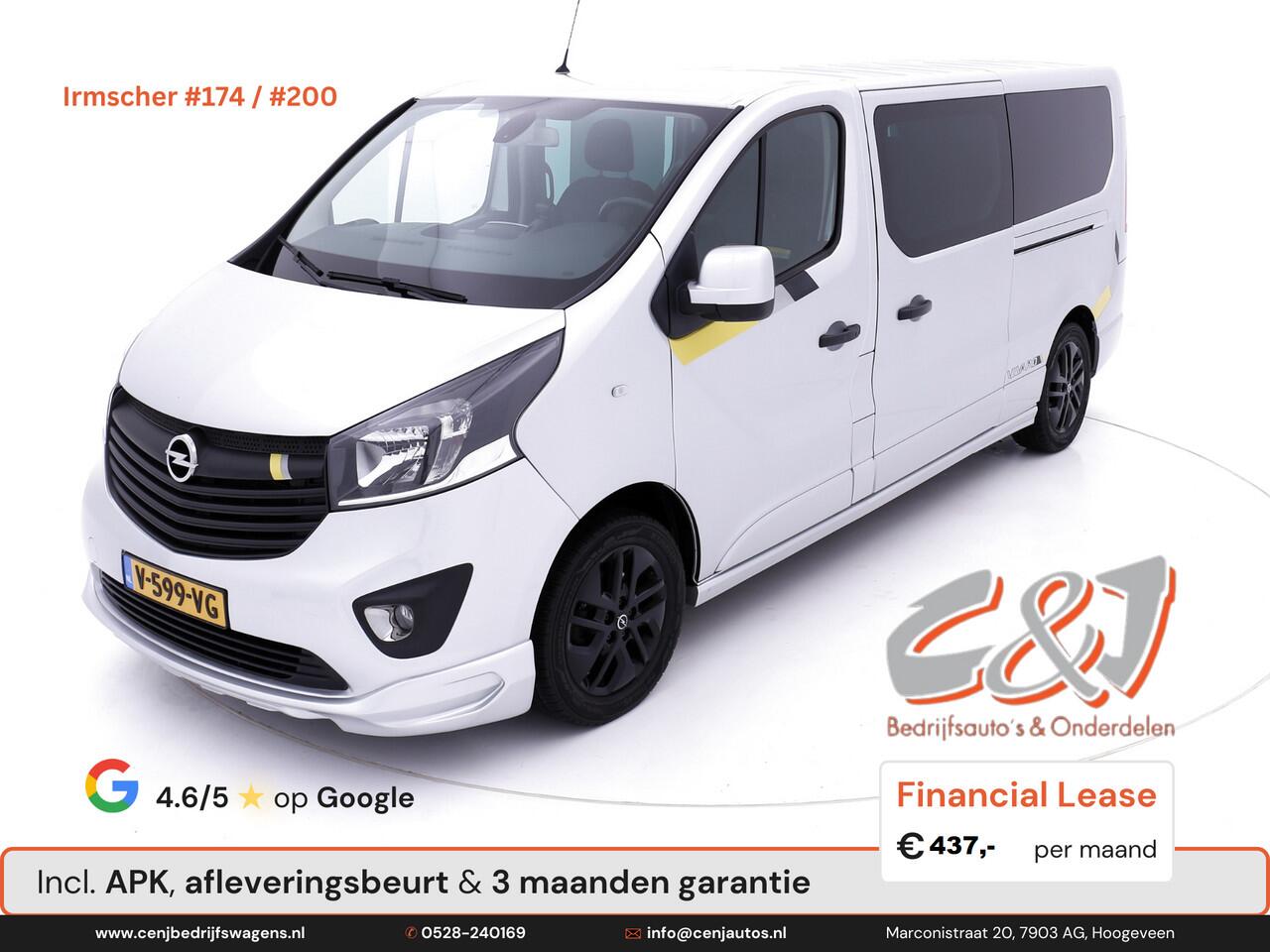 Opel VIVARO 1.6 CDTI L2H1 Dubbele cabine irmscher # 174 luxe leder navi cruise lease 437,- p/md