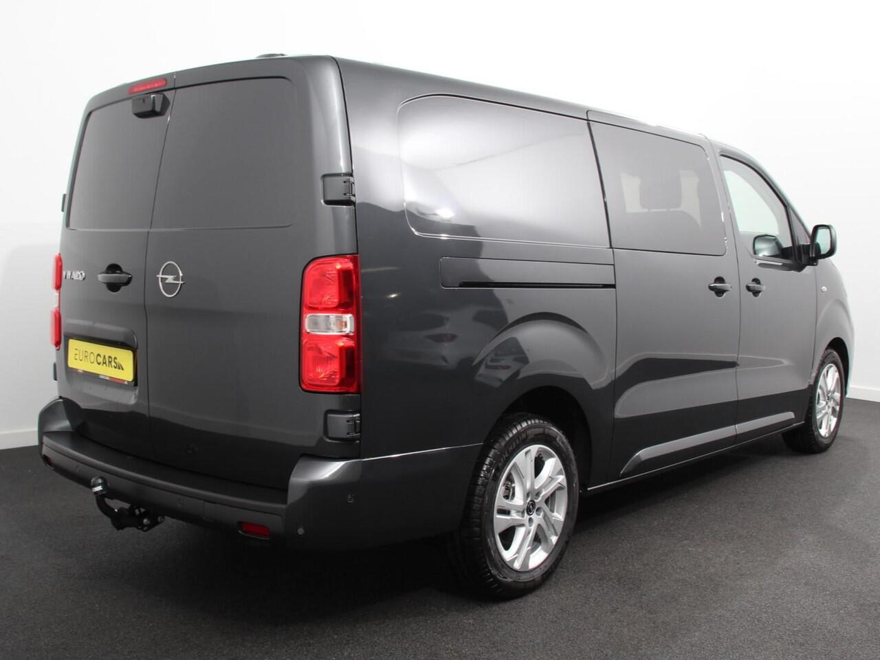 Opel VIVARO 2.0 Diesel 180 S&S L3 Automaat Dubbele Cabine 2 schuifdeuren Android Auto/Apple CarPlay Navigatie Keyless Entry&Start Climate Control Camera Cruise Control Houten afwerking laadruimte Trekhaak lichtmetalen velgen