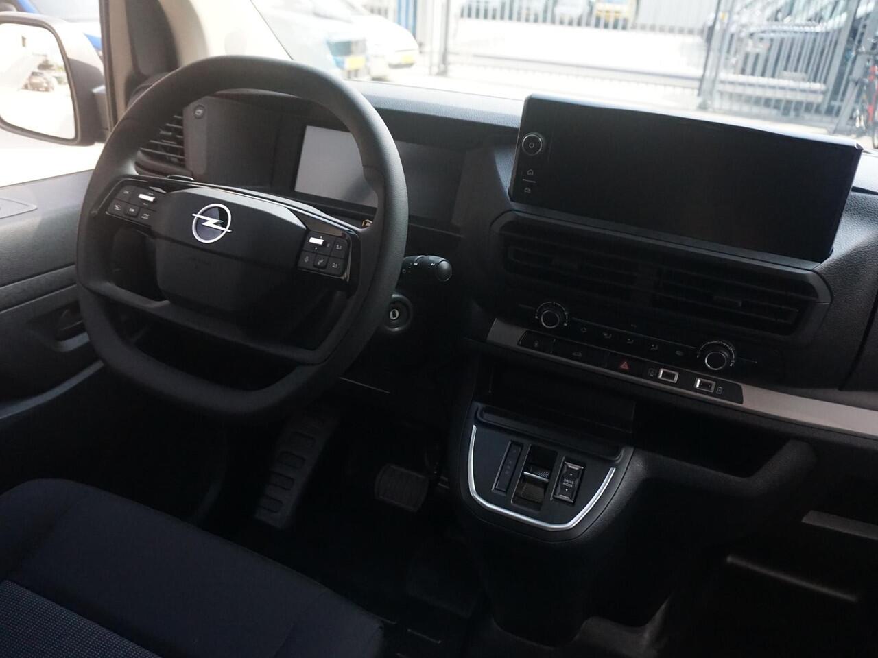 Opel VIVARO Electric L2 75 kWh | 0% rente | Apple Carplay | camera | parkeersensoren voor & achter | dodehoekwaarschuwing | Comfort tussenschot