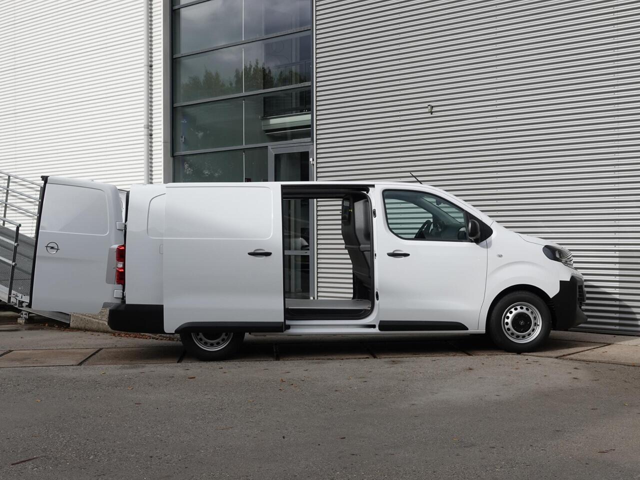 Opel VIVARO Electric L3 75 kWh | 2x schuifdeur | tot 8 jaar garantie | Dynamic NAV pakket | Apple Carplay | rondom zicht camera's | dodehoek detectie | parkeersensoren voor & achter | Comfort scheidingswand | rijklaarprijs