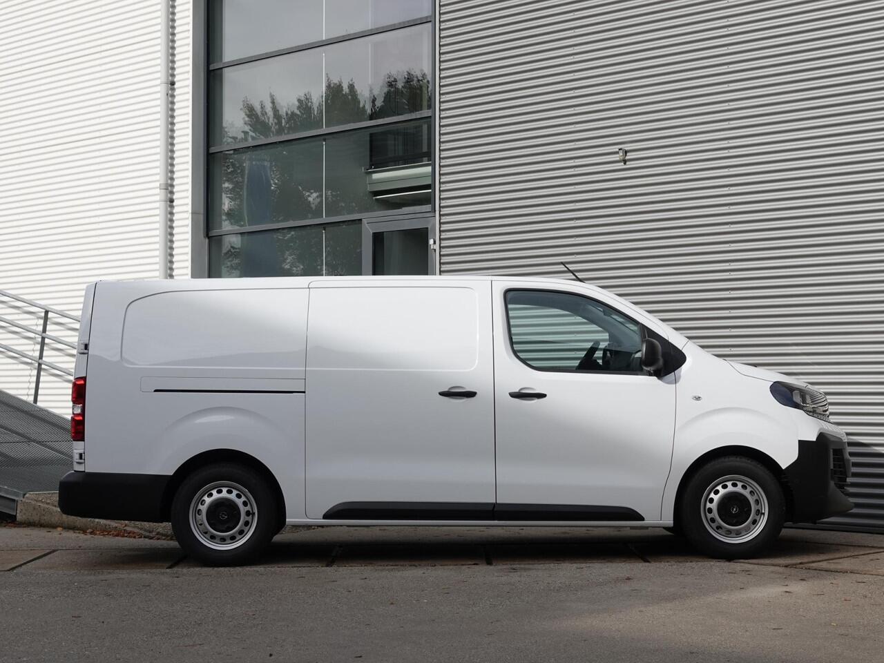 Opel VIVARO Electric L3 75 kWh | 2x schuifdeur | tot 8 jaar garantie | Dynamic NAV pakket | Apple Carplay | rondom zicht camera's | dodehoek detectie | parkeersensoren voor & achter | Comfort scheidingswand | rijklaarprijs