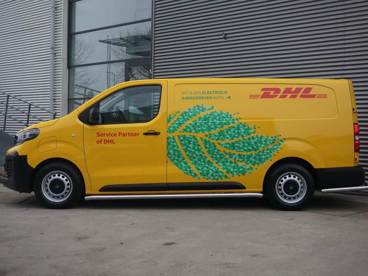 Opel VIVARO Electric L3 75 kWh | tot 8 jaar garantie | inclusief complete DHL subcontractor inrichting | RAL1032
