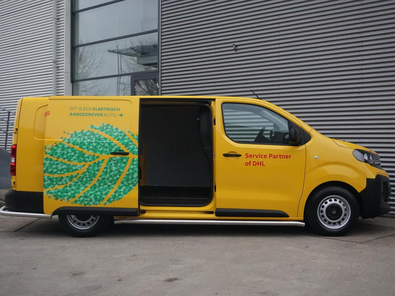 Opel VIVARO Electric L3 75 kWh | tot 8 jaar garantie | inclusief complete DHL subcontractor inrichting | RAL1032