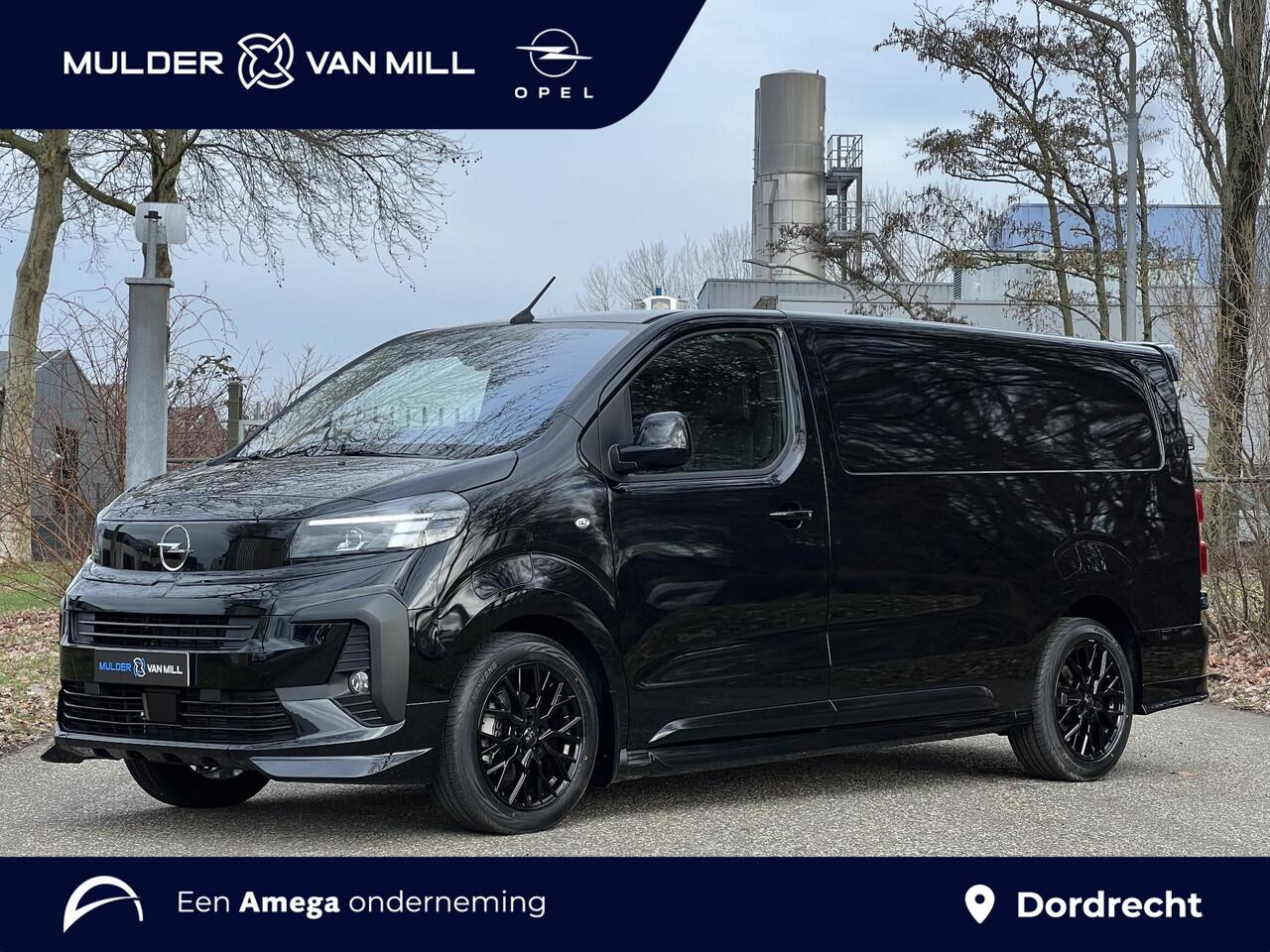 Opel VIVARO Electric L3 75kWh 136pk | STX SPORT | Lederen bekleding STX | STX Pakket | Dakspoiler | Sideskirts | 18 inch zwarte velgen | City Pakket | Comfort Pakket | Exterieur Pakket | Full ECO LED verlichting | Winter Pakket | Houten afwerking laadruimte | Reserve