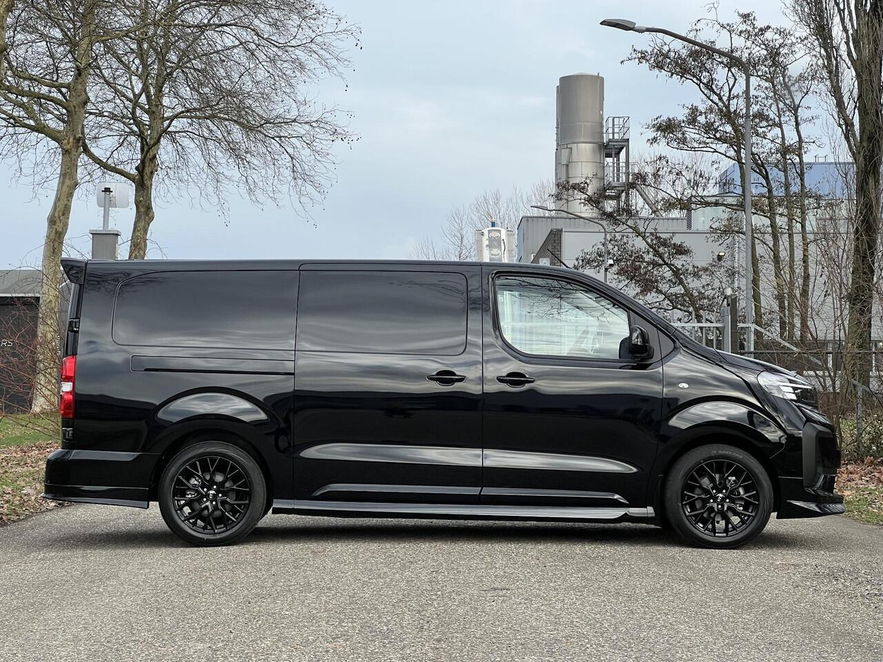 Opel VIVARO Electric L3 75kWh 136pk | STX SPORT | Lederen bekleding STX | STX Pakket | Dakspoiler | Sideskirts | 18 inch zwarte velgen | City Pakket | Comfort Pakket | Exterieur Pakket | Full ECO LED verlichting | Winter Pakket | Houten afwerking laadruimte | Reserve
