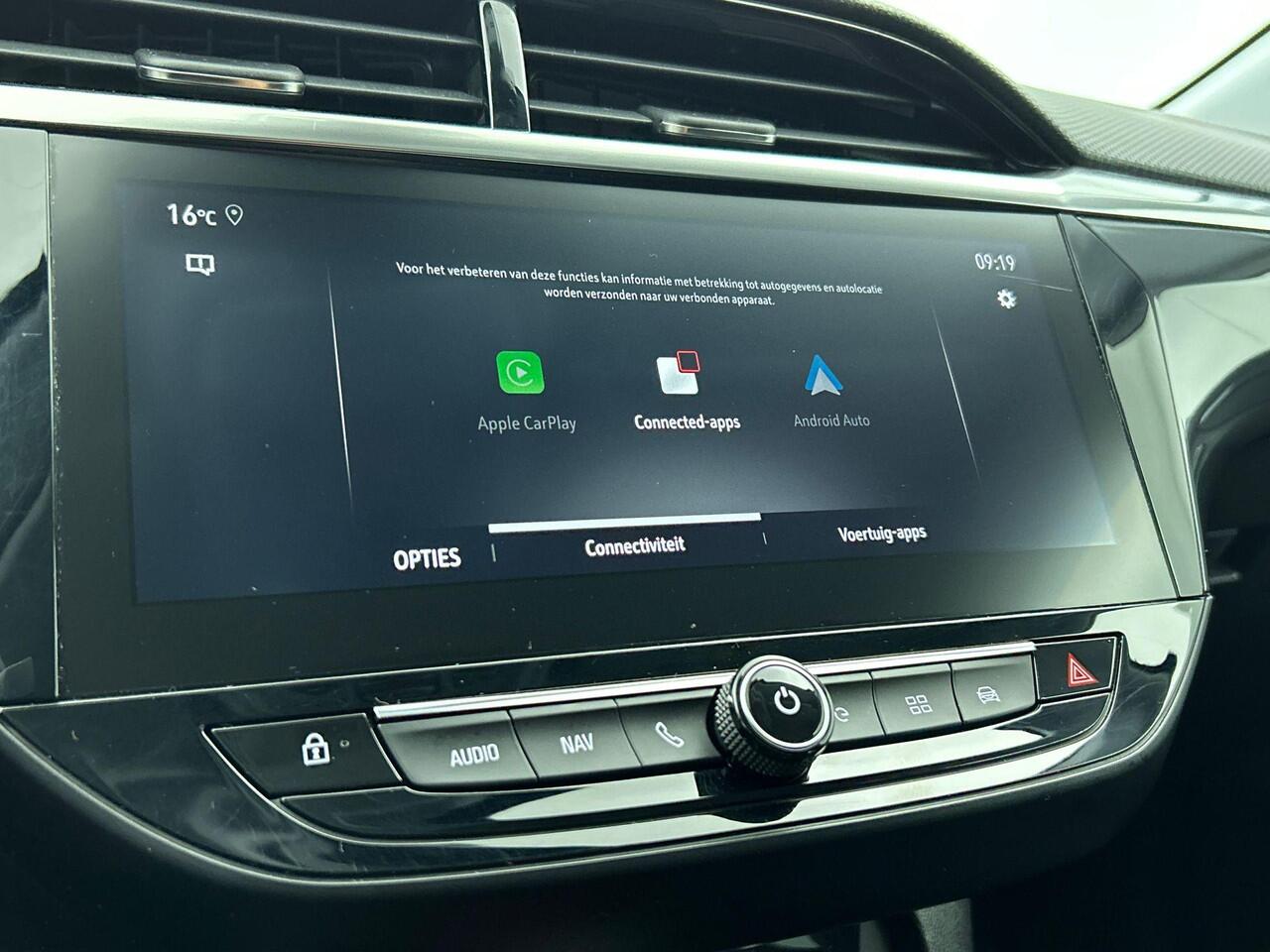 Opel e-Corsa Elegance 50 kWh Navigatie Apple Carplay/Android Auto Camera Parkeersensoren Cruise Control Stoel- en stuurverwarming Climate Control Lichtmetalen velgen