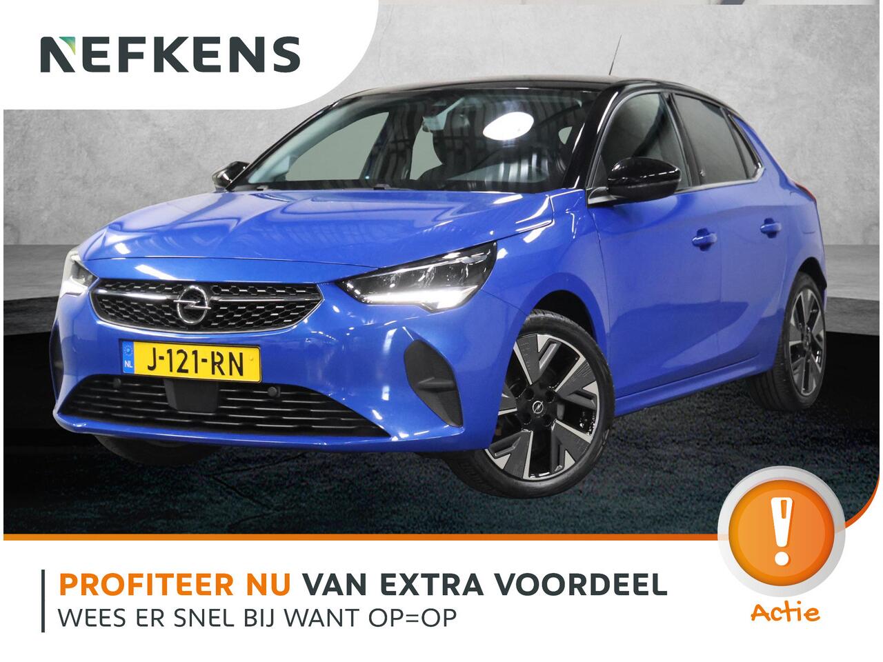 Opel e-Corsa Elegance 50kWh 136PK | 1ste eigenaar | 3 FASE | Winterpakket | 17"LMV | Cruise Control | Climate Control | Parkeersensoren | Keyless | Navigatie | AUTOMAAT | Isofix | Privacy Glass |