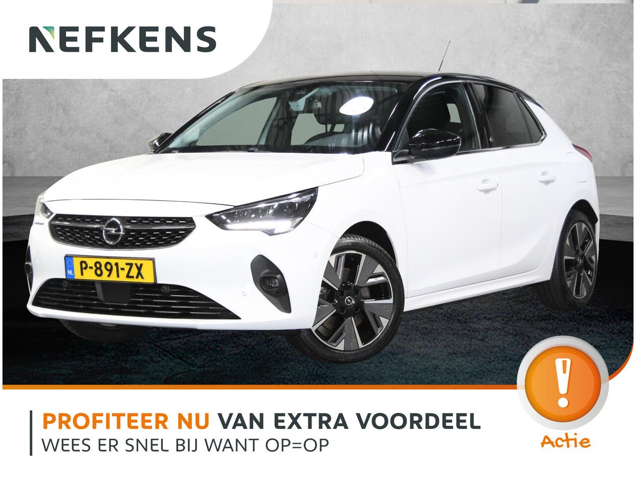 Opel e-Corsa Elegance 50kWh 136PK | AppleCarplay/AndroidAuto | 3 FASE | Camera | 17"LMV | Adaptive Cruise Control | Climate Control | Keyless | AUTOMAAT | Two-Tone | LED | Parkeersensoren | Isofix | Privacy Glass |