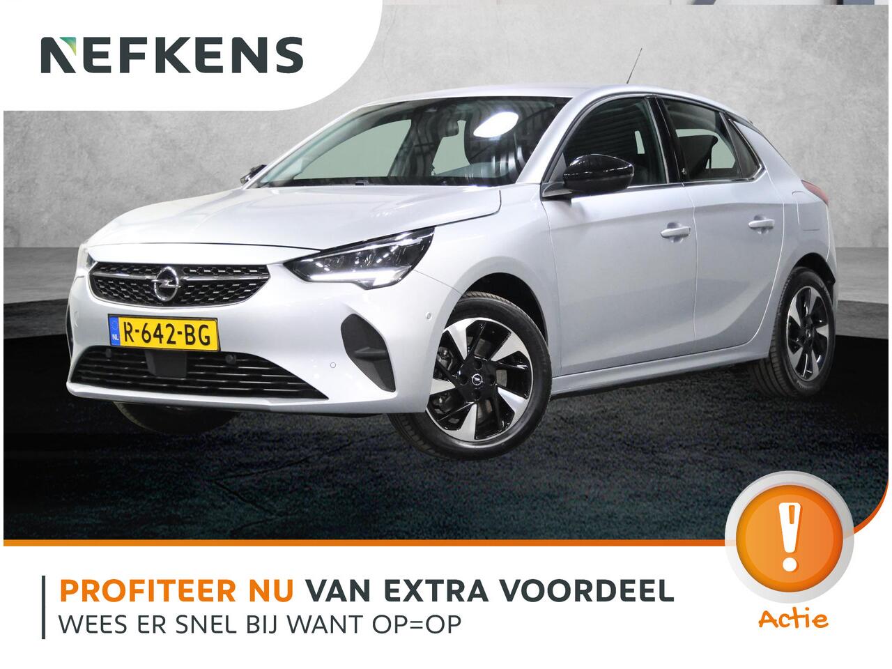 Opel e-Corsa Elegance 50kWh 136PK | 1ste eigenaar | AppleCarPlay/AndroidAuto | ACCURAPPORT 93% | 3 FASE | Armsteun | Camera | Dodehoekdetectie | Keyless | Navigatie | AUTOMAAT | Parkeersensoren | Isofix |