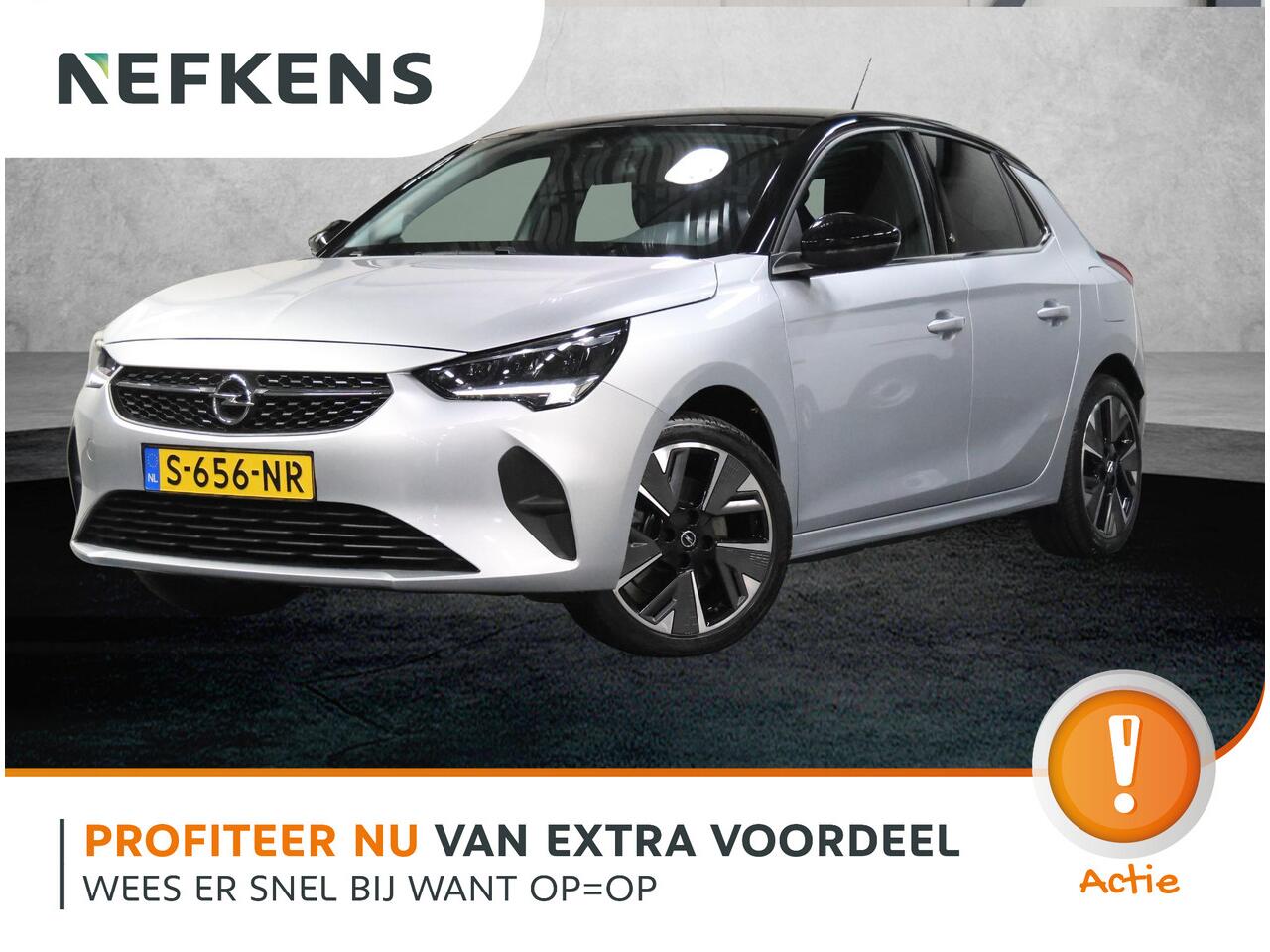 Opel e-Corsa Level 3 50kWh 136PK | 1ste eigenaar | 97%ACCURAPPORT | 3 FASE | Winterpakket | 17"LMV | Parkeersensoren | Navigatie | AUTOMAAT | LM velgen | Keyless | Two-Tone | LED | Parkeersensoren | Privacy Glass | Isofix |
