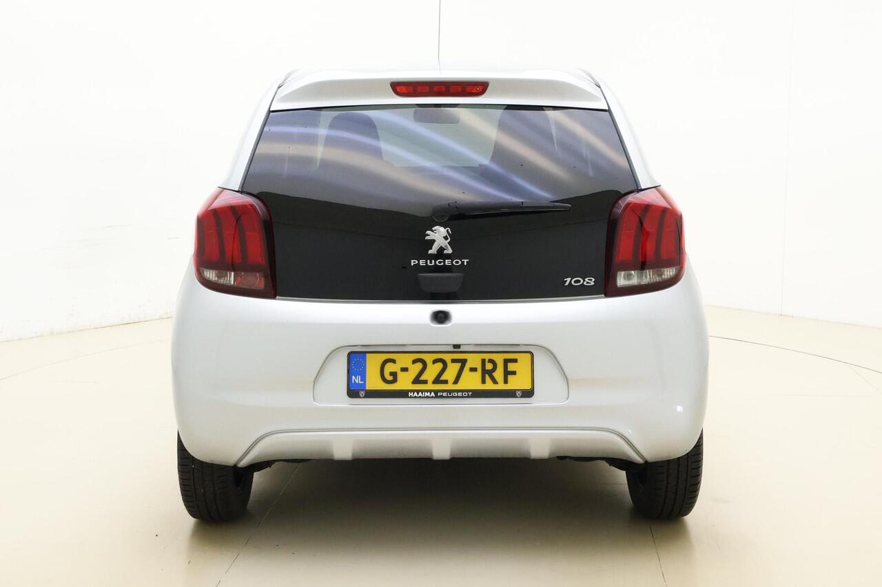 Peugeot 108 1.0 e-VTi Allure 72 PK | Handgeschakeld | 5-Deurs | Touchscreen | Camera | Climate Control | Licht Metalen Velgen | Elektrische ramen | Bluetooth | 1e eigenaar
