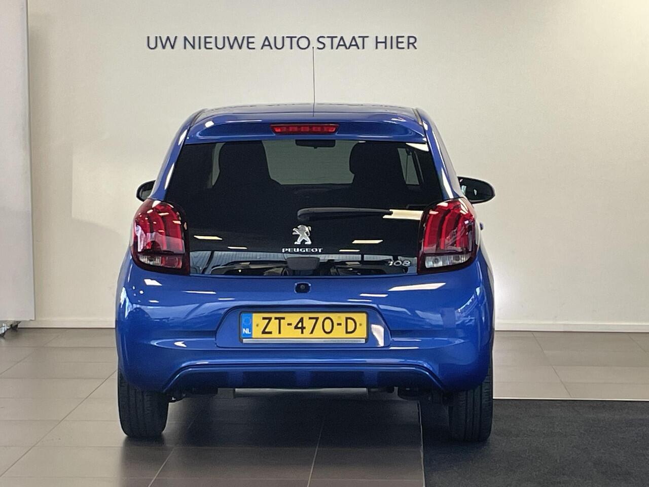 Peugeot 108 5-deurs Active 1.0 e-VTi 72pk | AIRCO | BLUETOOTH | LAGE KM-STAND! | ELEKTRISCH PAKKET | ISOFIX | LEDER STUUR |