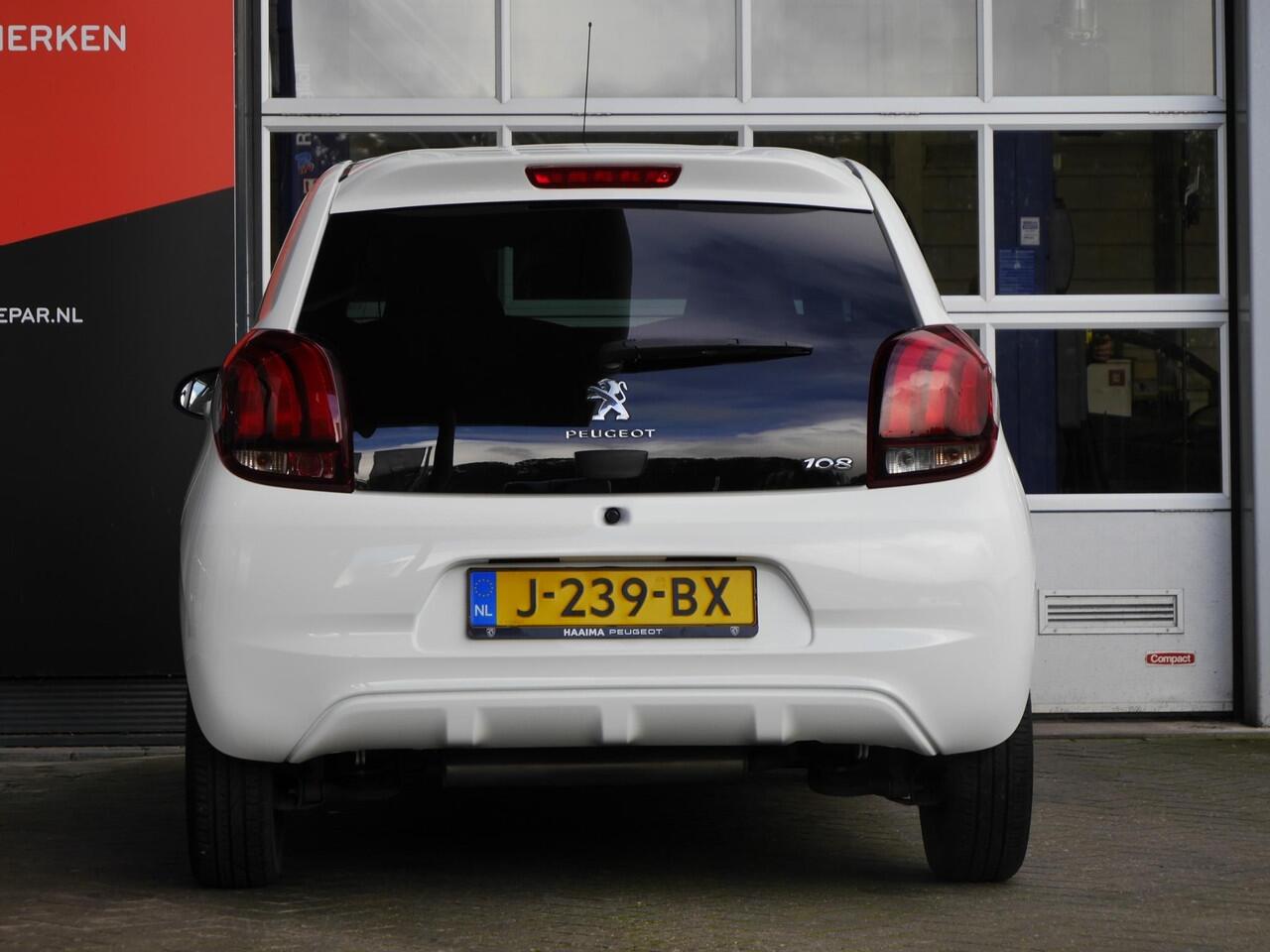 Peugeot 108 1.0 e-VTi Style | Airco | 5 deurs | Extra getint glas | Mistlampen | Elektrische ramen voor | Chrome spiegelkappen | Snelheidsbegrenzer