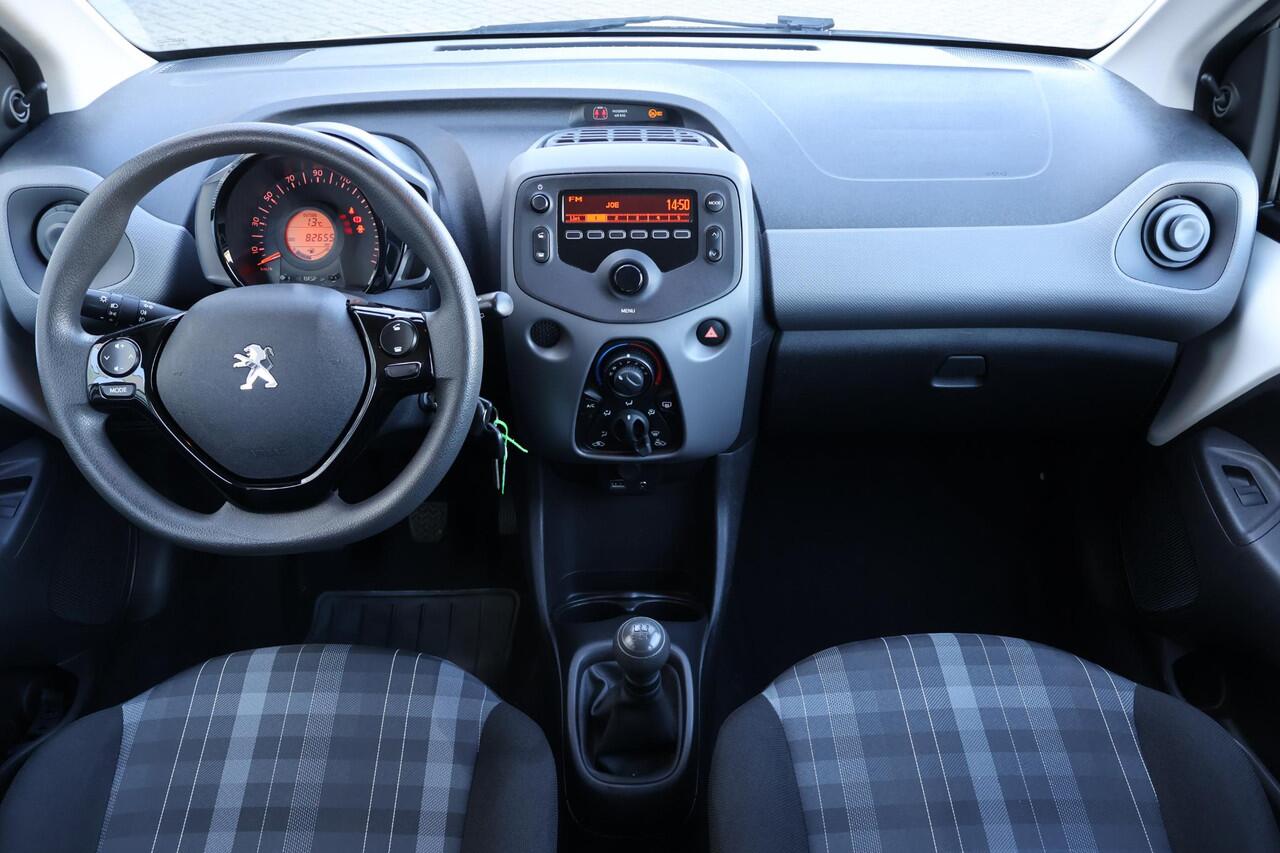 Peugeot 108 1.0 e-VTi Active 1e Eigenaar | Volledig Onderh | NAP | BTW | Airco | Bluetooth | LED | Elek Ramen | Premium Pack | Start/Stop | Hill-Hold