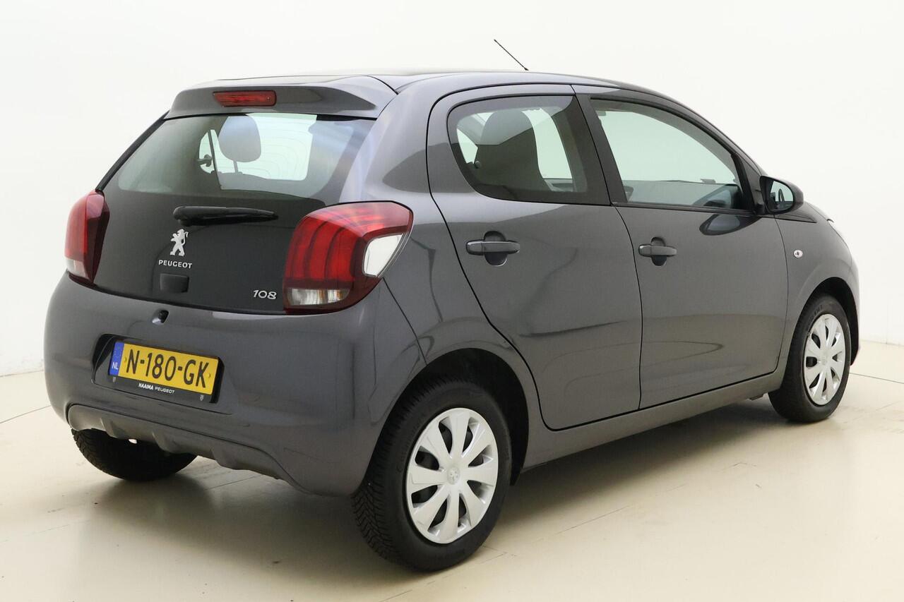 Peugeot 108 1.0 e-VTi Active 72 PK | Handgeschakeld | 5-Deurs | Elektrische ramen | Radio | Bluetooth | AUX | USB | Stuurwielbediening | Airco | 1e eigenaar