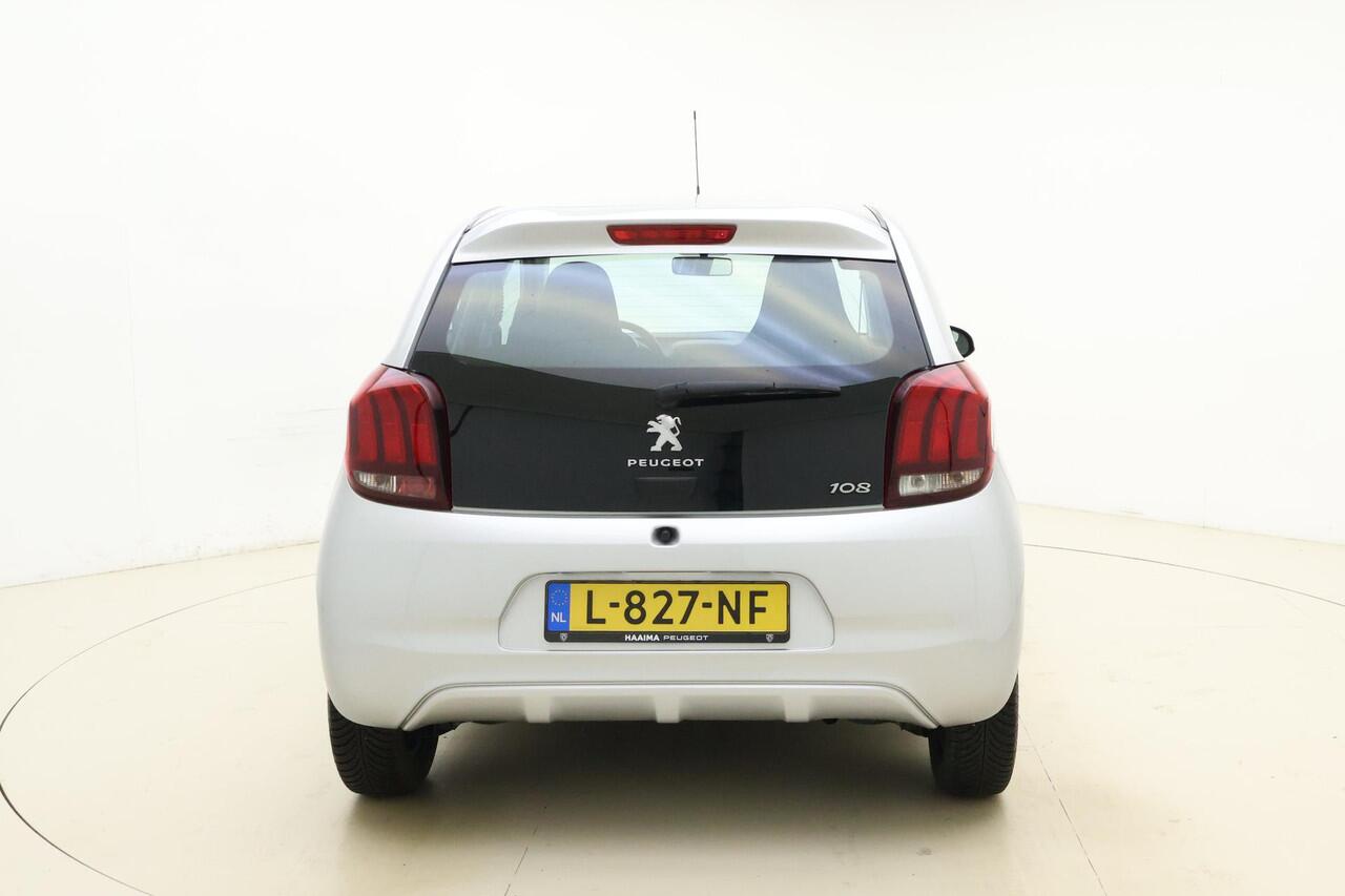 Peugeot 108 1.0 e-VTi Active 72 PK | Handgeschakeld | 5-Deurs | Airco | Elektrische ramen | Stuurwielbediening | Radio | Bluetooth | AUX | USB | 1e eigenaar | Dealer onderhouden