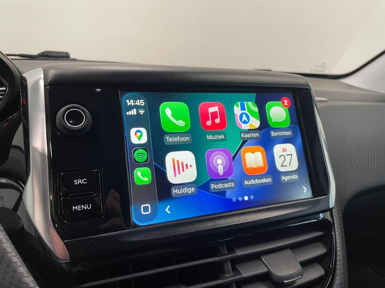 Peugeot 2008 1.2 PureTech Allure Navigatie Parkeersensoren achter Cruise Control Climate Control Half leder Lichtmetalen velgen Getinte ramen