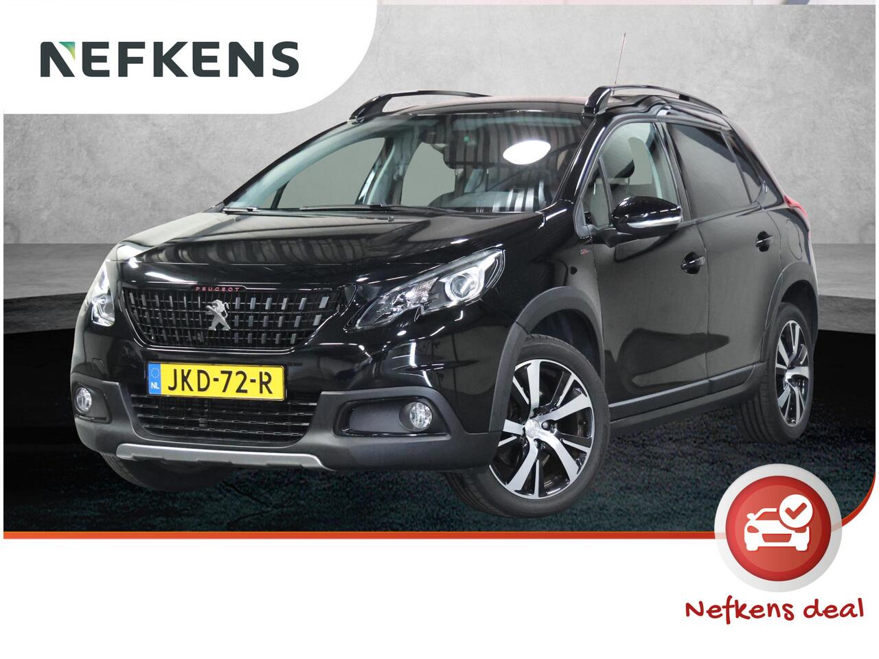Peugeot 2008 1.2 GT-Line 110PK AUTOMAAT | Achteruitrijcamera | Armsteun | Bluetooth | Navigatie | Climate Control | Cruise Control | LED | 17" Lichtmetalen Velgen | Isofix | Privacy Glass |