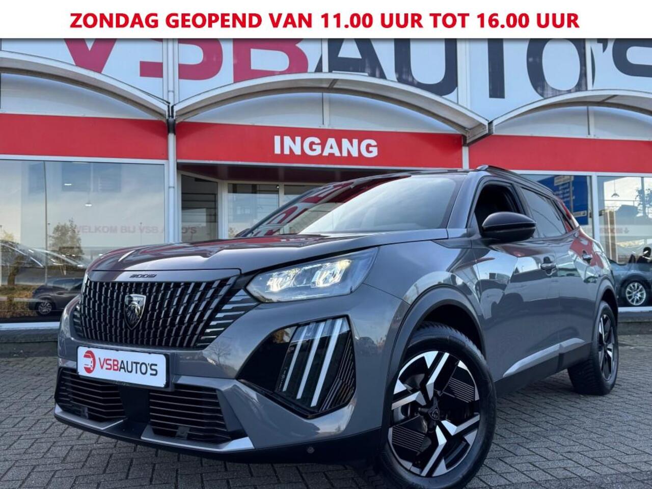 Peugeot 2008 1.2 PURETECH AUT. FACELIFT NARDO-GREY NAVI CAMERA CARPLAY AIRCO LMV PDC