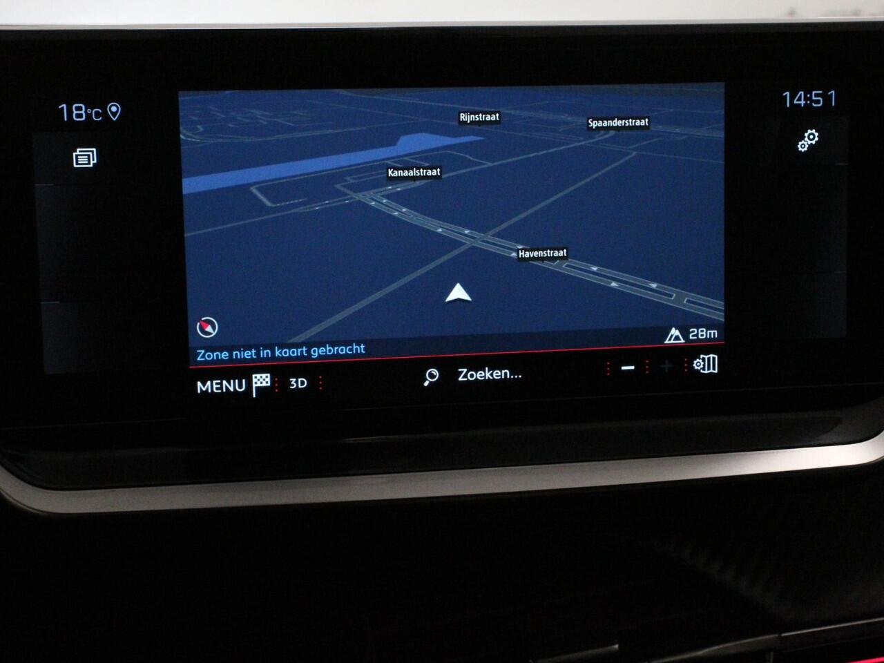 Peugeot 2008 1.2 PureTech 130 GT Cimate control Cruise control LED Achteruitrij camera Navigatie Parkeersensor achter Lichtmetalen velgen Led Dab