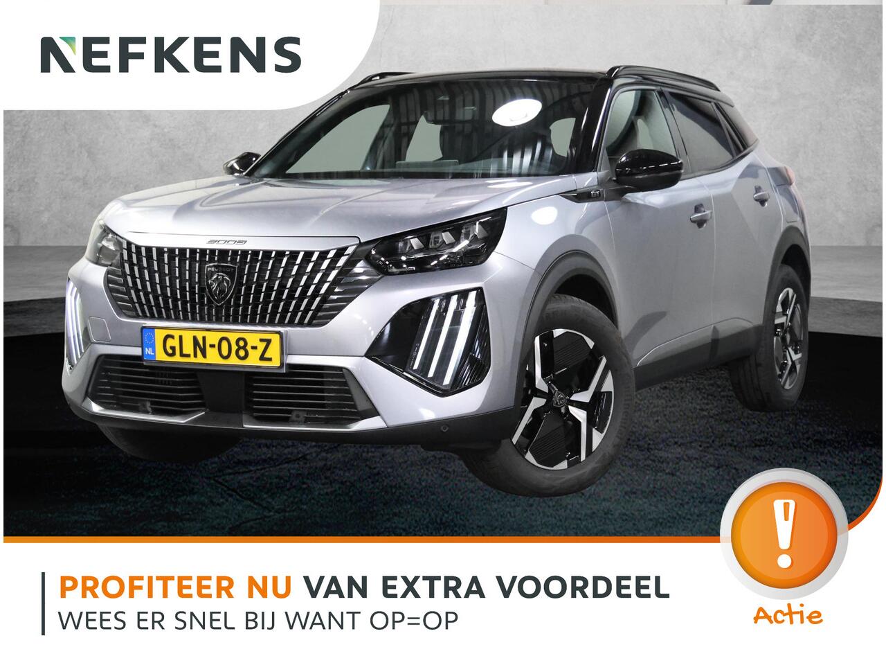 Peugeot 2008 SUV GT Hybrid 136PK Automaat | Navigatie | Achteruitrijcamera | Parkeersensoren | Sportstoelen | Full-LED Koplampen | Keyless Entry/Start | Climate Control | Adaptieve Cruise Control | 17" Lichtmetalen Velgen | Apple Carplay/Android Auto |