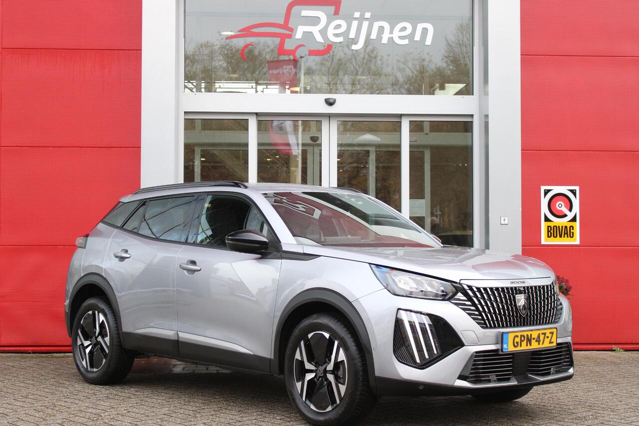 Peugeot 2008 1.2 100PK ALLURE | NAVIGATIE | APPLE CARPLAY/ANDROID AUTO | DAB RADIO | LED | PARKEERSENSOREN | ACHTERUIRIJCAMERA | DODEHOEKDETECTIE | 360° CAMERA | ADAPTIVE CRUISECONTROL | 3D-COCKPIT | ZWARTE DAKRAILS | 17" LICHTMETAAL |