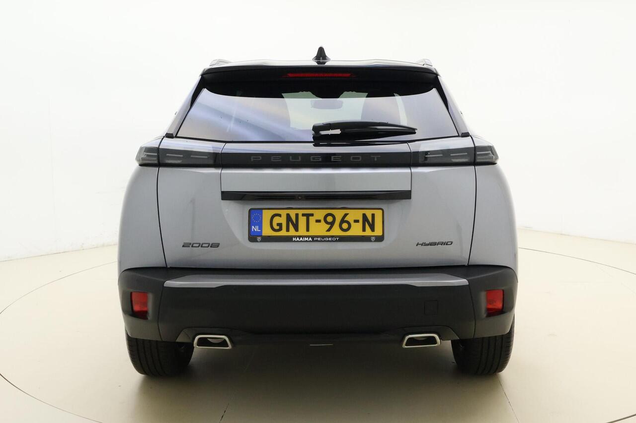 Peugeot 2008 1.2 Hybrid 136 GT Automaat | Navigatie | Dodehoek assistent | Camera | Draadloze telefoonlader | Zwart dak | Dakrails | Keyless