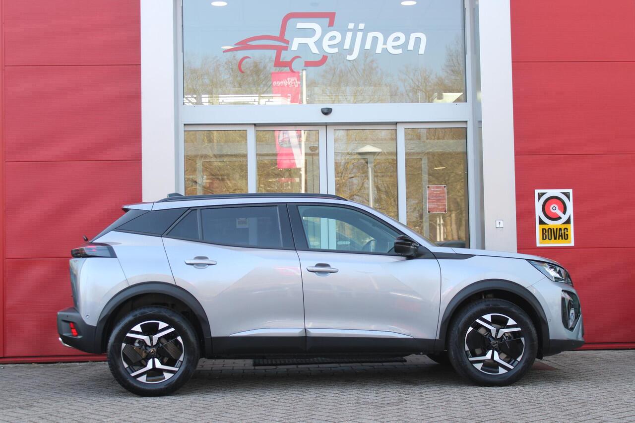 Peugeot 2008 1.2 Hybrid 145PK AUTOMAAT ALLURE | NIEUWE AUTO! | CAMERA VOOR + ACHTER | KEYLESS ENTRY/START | PARKEERSENSOREN VOOR + ACHTER | DODEHOEK DETECTIE | 17" LICHTMETALEN VELGEN | ADAPTIVE CRUISE CONTROL | CLIMATE CONTROL | STOEL VERWARMING | DRAADLOZE APPLE CAR
