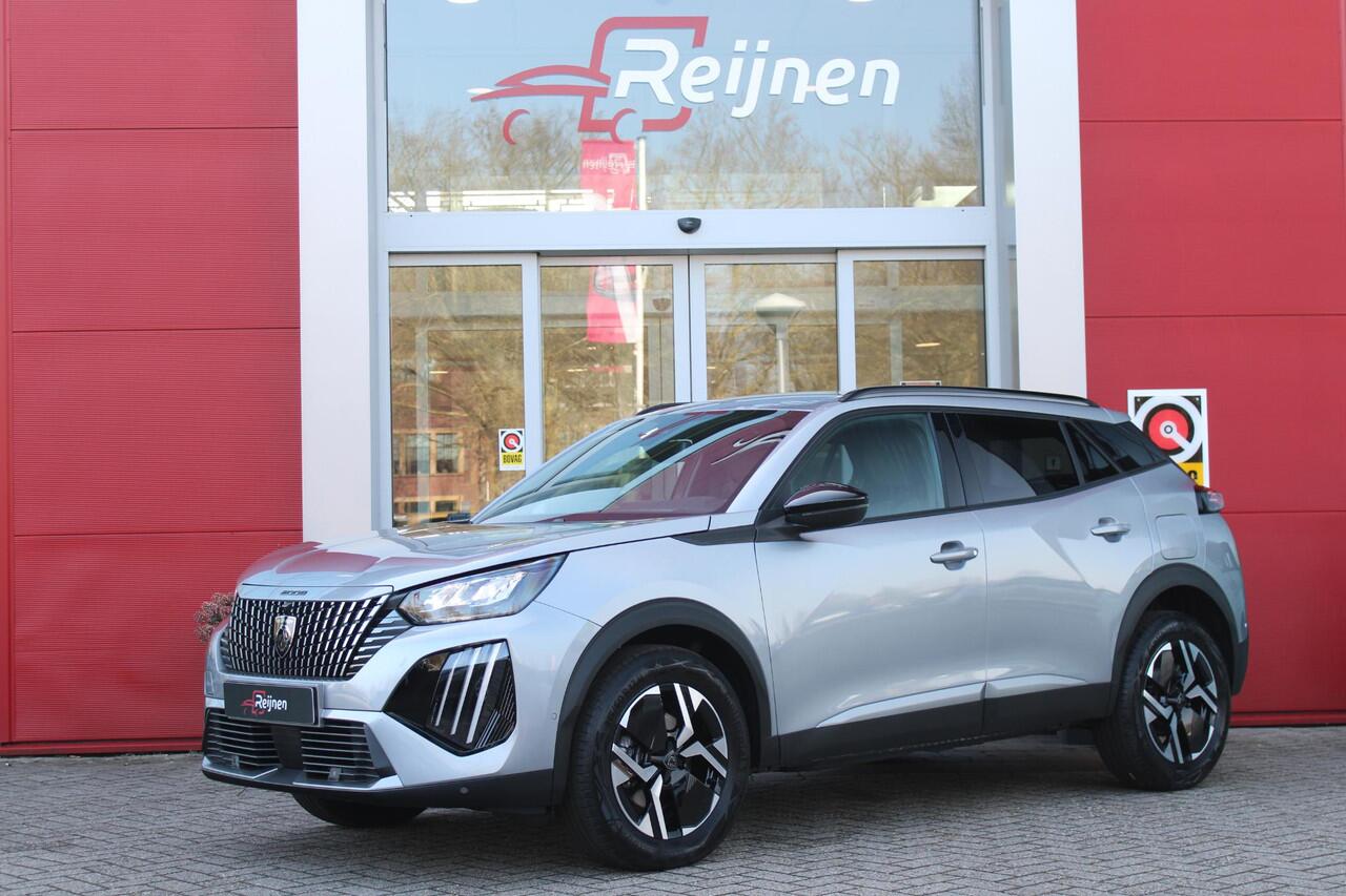 Peugeot 2008 1.2 Hybrid 145PK AUTOMAAT ALLURE | NIEUWE AUTO! | KEYLESS ENTRY/START | PARKEERSENSOREN VOOR + ACHTER | 17" LICHTMETALEN VELGEN | ADAPTIVE CRUISE CONTROL | CLIMATE CONTROL | STOEL VERWARMING | DRAADLOZE APPLE CARPLAY/ANDROID AUTO |