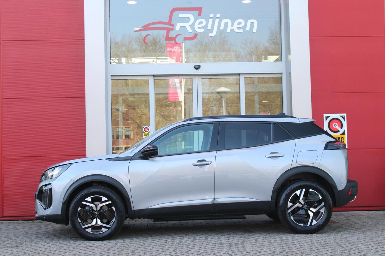Peugeot 2008 1.2 Hybrid 145PK AUTOMAAT ALLURE | NIEUWE AUTO! | KEYLESS ENTRY/START | PARKEERSENSOREN VOOR + ACHTER | 17" LICHTMETALEN VELGEN | ADAPTIVE CRUISE CONTROL | CLIMATE CONTROL | STOEL VERWARMING | DRAADLOZE APPLE CARPLAY/ANDROID AUTO |