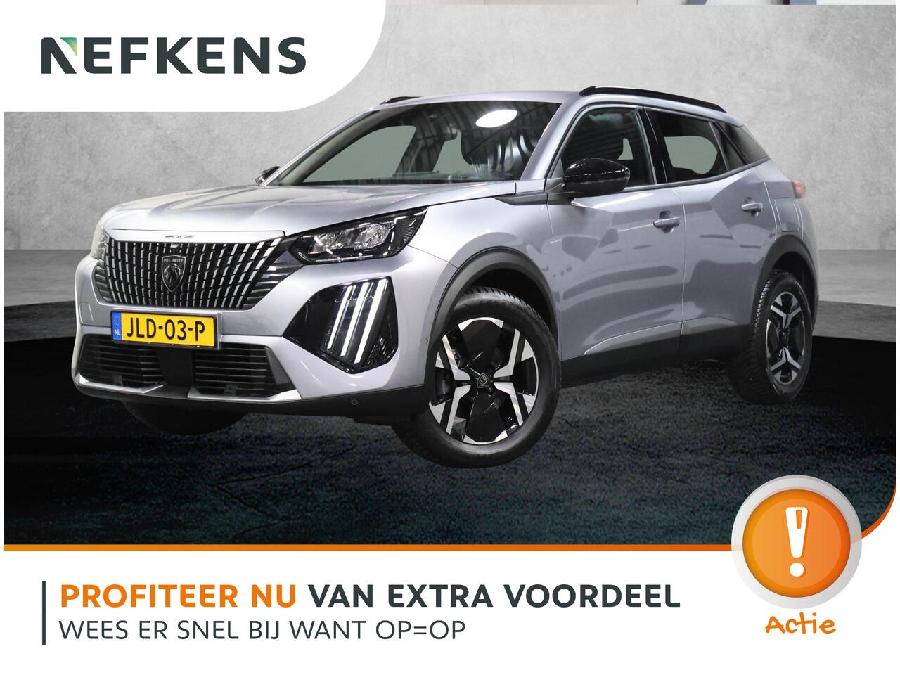 Peugeot 2008 1.2 Hybrid 136PK Allure | 1ste eigenaar | AppleCarplay/Android Auto | 17"LMV | 360'Camera | AUTOMAAT | Keyless | Navigatie | Adaptive Cruise Control | Climate Control | FULL LED | Isofix | Privacy Glass |
