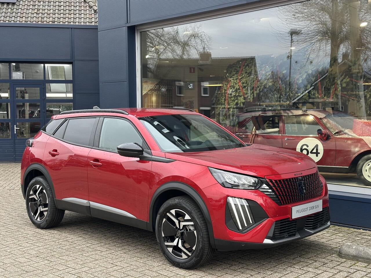 Peugeot 2008 1.2 Hybrid 145 PK Allure | Automaat Hybride | VOORRAAD DEAL met ¤6.000 Korting | Navigatie | Keyless entry | Adaptieve Cruise Control | 360 Graden Camera | Parkeersensoren V+A | Hoge Zitpositie | Dode Hoek Detectie | Climate Control | LED Verlichting | 1