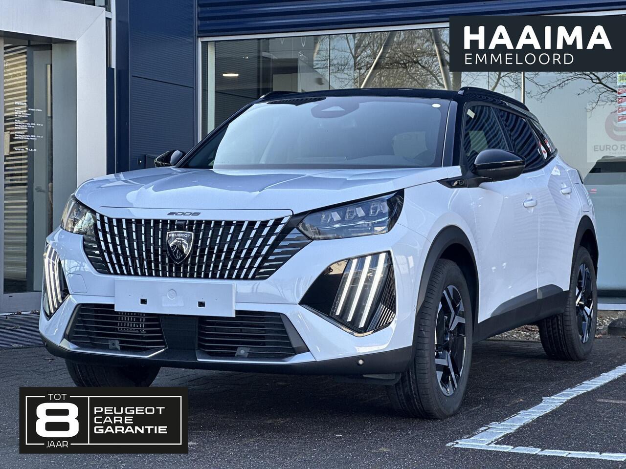 Peugeot 2008 1.2 Hybrid 145 GT | Alcantara | Stoelmassage/-verwarming | Keyless Entry/Start | Full LED | Climate Control | Adaptive Cruise Control | Apple Carplay/Android Auto | Navigatie | Draadloze telefoonlader | Dodehoek | Parkeercamera/-sensoren |