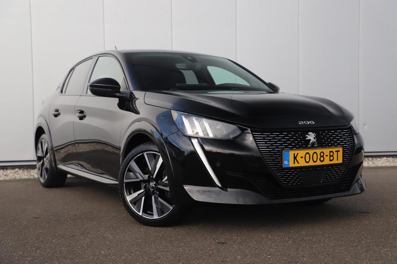 Peugeot 208 1.2 PureTech GT-Line Automaat Half Leder Virtual Cockpit Navigatie Camera Clima Carplay Android Bluetooth 17 inch LMV LED