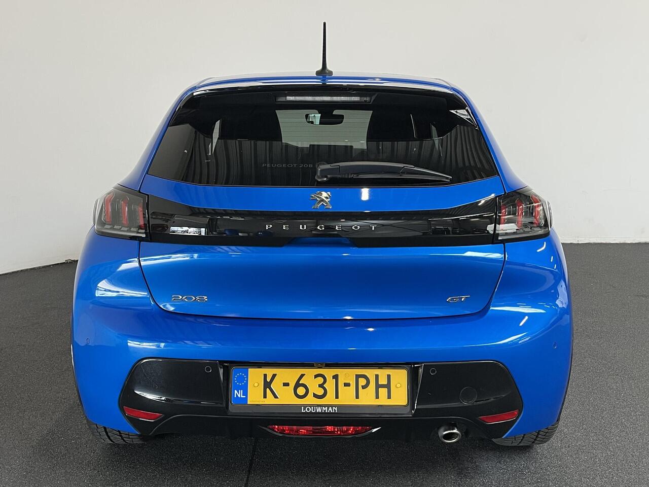 Peugeot 208 1.2 PureTech 100pk GT Panorama dak Navigatie Camera Lichtmetalen Velgen 17" Extra Getint Glas Led Dab Cruise control