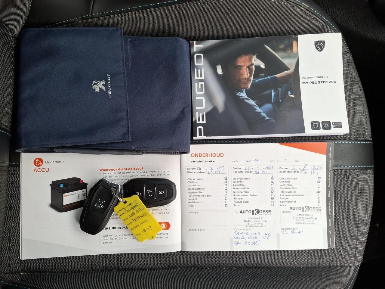 Peugeot 208 1.2 Allure Pack EAT8 Automaat Clima/Cam/LMV