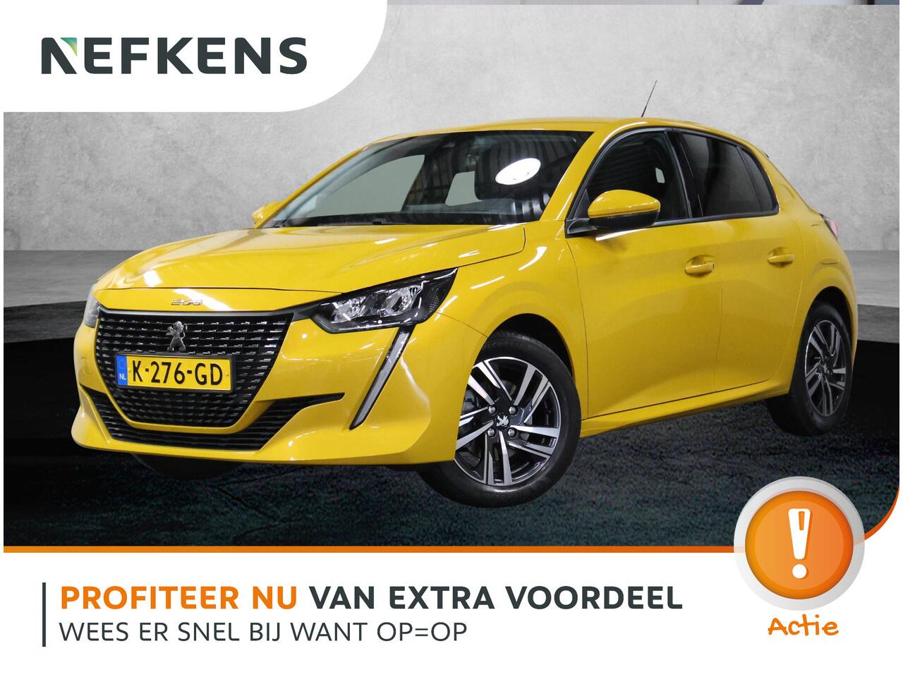 Peugeot 208 100PK Allure Pack | 1ste eigenaar | Armsteun | Camera | AppleCarPlay/Android | LED lampen | LEER/Stof | LED | Climate control | Isofix | Privacy Glass | Parkeersensoren |