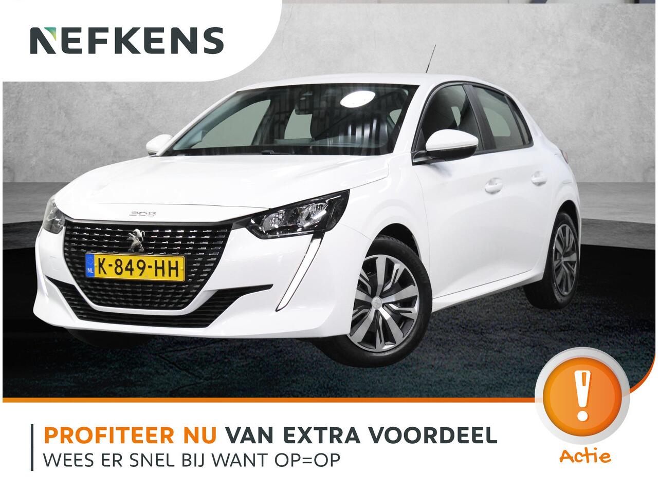 Peugeot 208 1.2 75PK Active | 1ste eigenaar | Parkeersensoren | Navigatie | Airco | AppleCarplay/AndroidAuto | Lederen Stuurwiel | DAB Radio | Cruise Control | Isofix | Bluetooth |