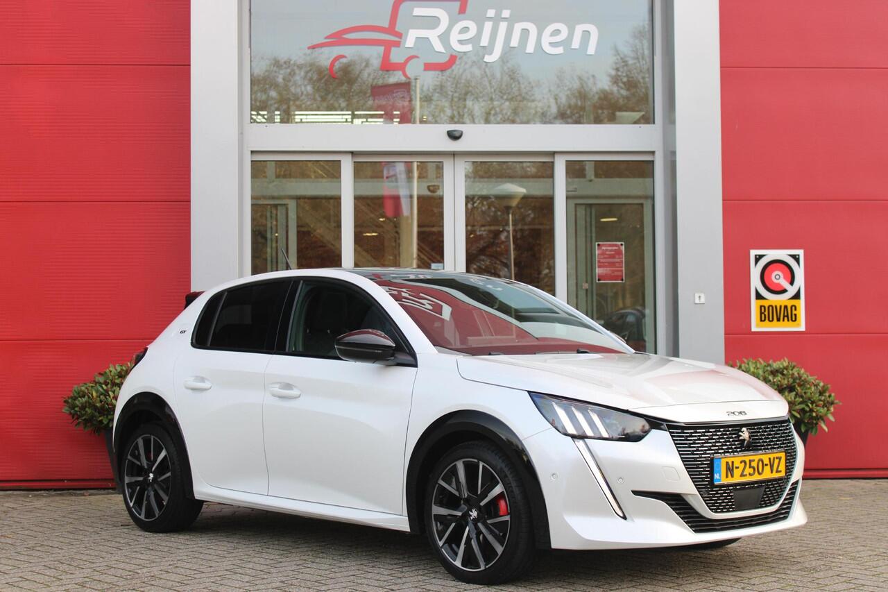 Peugeot 208 1.2 130PK AUTOMAAT GT PACK | BLACK PACK | PANORAMA DAK | ALCANTARA BEKLEDING | ACHTERUITRIJ CAMERA | ADAPTIVE CRUISE CONTROL | FULL LED KOPLAMPEN | 3-D INSTRUMENTENPANEEL | STOEL VERWARMING | 17" LICHTMETALEN VELGEN | DODEHOEK DETECTIE | NAVIGATIE | APPLE