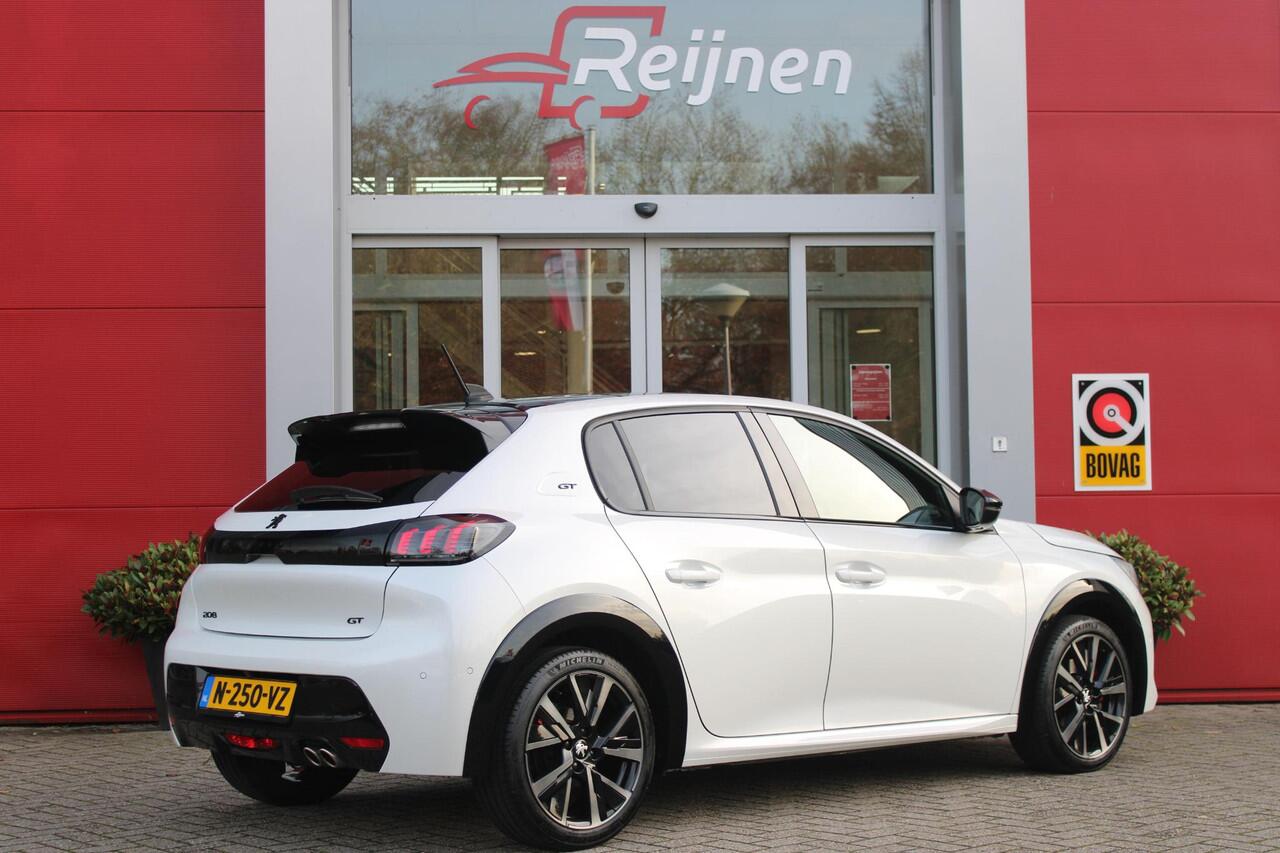 Peugeot 208 1.2 130PK AUTOMAAT GT PACK | BLACK PACK | PANORAMA DAK | ALCANTARA BEKLEDING | ACHTERUITRIJ CAMERA | ADAPTIVE CRUISE CONTROL | FULL LED KOPLAMPEN | 3-D INSTRUMENTENPANEEL | STOEL VERWARMING | 17" LICHTMETALEN VELGEN | DODEHOEK DETECTIE | NAVIGATIE | APPLE