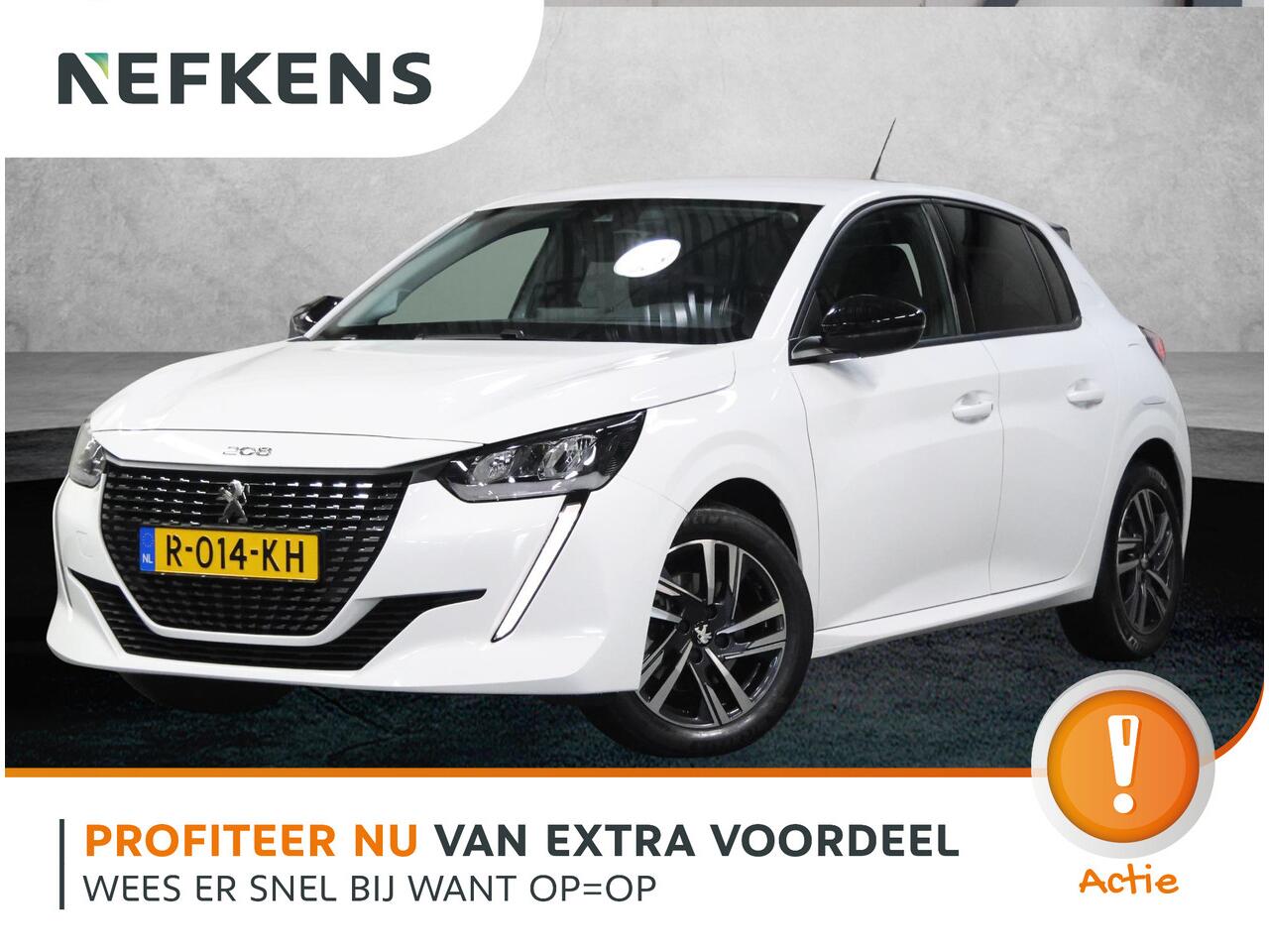 Peugeot 208 100PK Allure | 1ste eigenaar | LEER/Stof | Parkeersensoren | AppleCarPlay/Android | AUTOMAAT | FULL LED | Lederen Stuurwiel | Climate Control | Cruise Control | 16" LMV | Isofix | Privacy Glass |