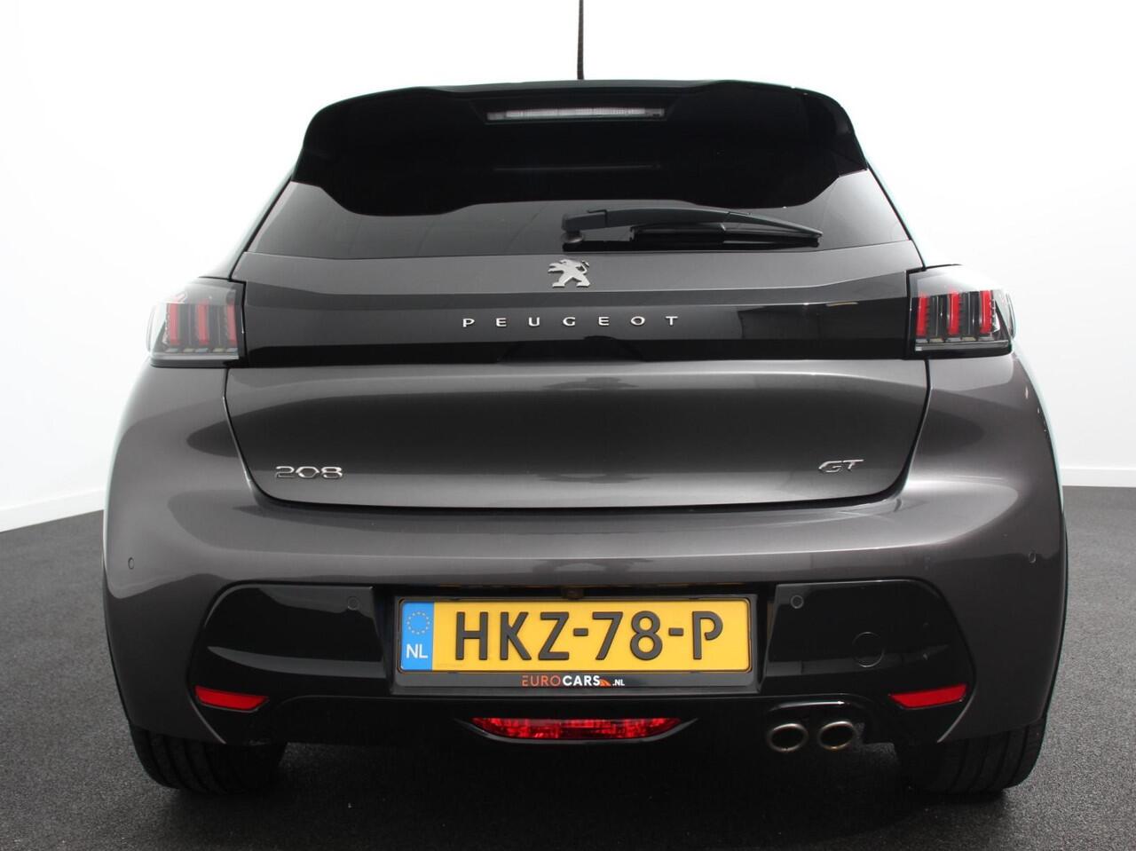 Peugeot 208 1.2 PureTech 100pk Automaat GT-Line | Navigatie | Apple Carplay/Android Auto | Airco | Parkeer sensoren | Cruise Control | Led | Lichtmetalen Velgen