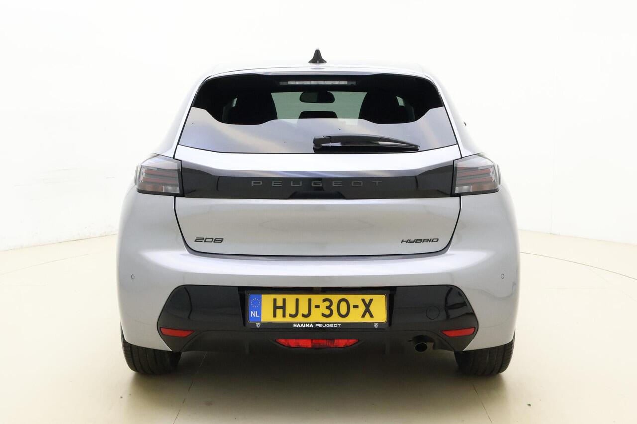 Peugeot 208 Hybrid e-DCS6 Allure 100 PK | Automaat | Licht metalen velgen | Camera | Parkeersensor | Navigatie | DAB+ | Adaptieve cruise control | 1e eigenaar