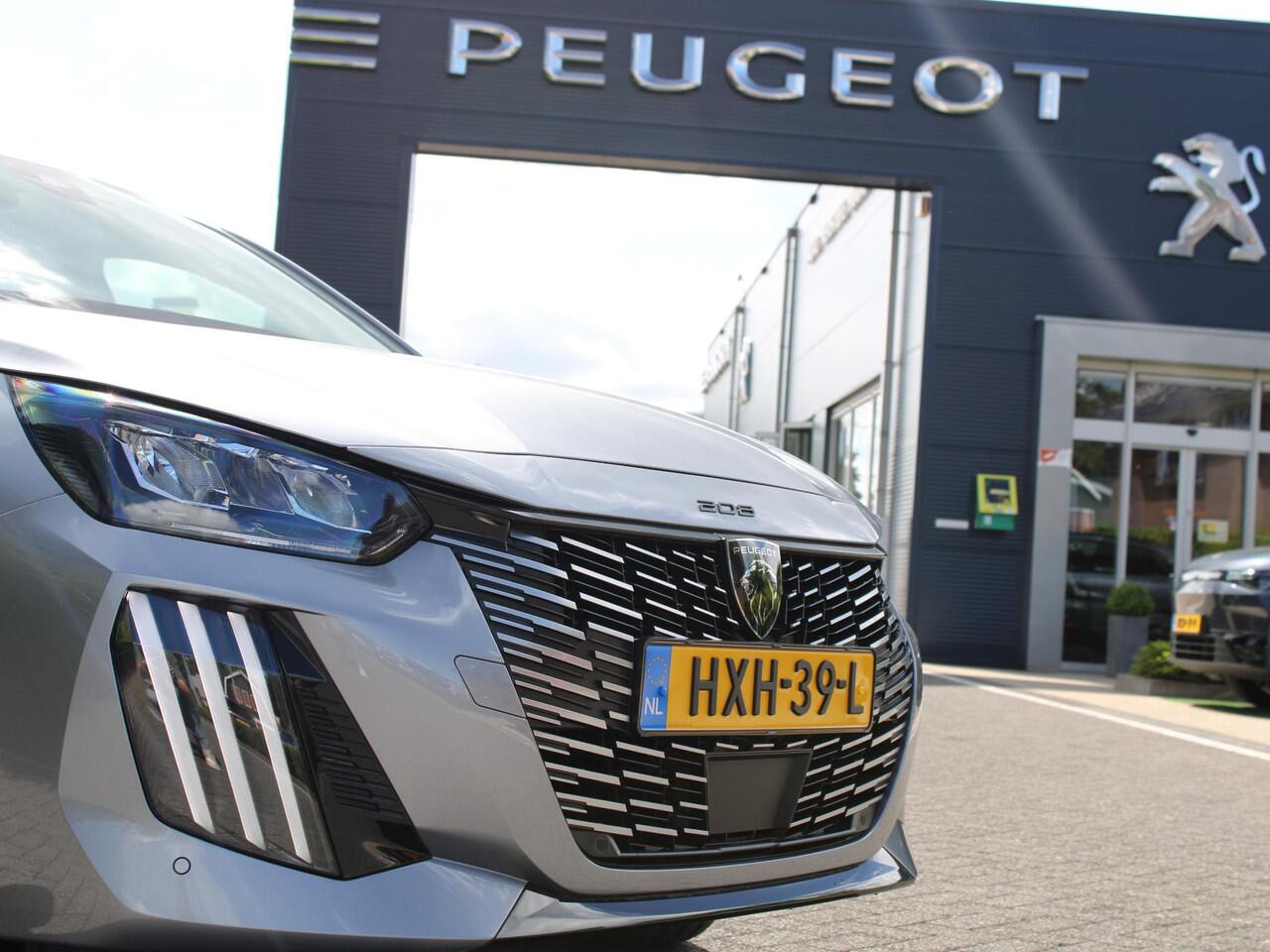 Peugeot 208 Allure 1.2 Hybrid 100PK e-DCS6 Automaat Keyless, Navigatie, Achteruitrijcamera, Stoelverwarming, Adaptieve Cruise Control