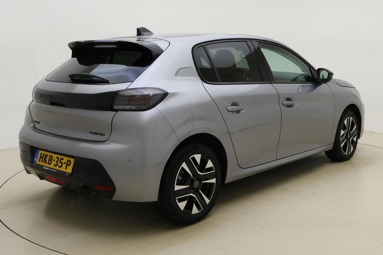 Peugeot 208 Hybrid 100pk Automaat Allure | Achteruitrijcamera | Navigatie | Stoelverwarming | Adaptieve Cruise Control | Luxe uitvoering!