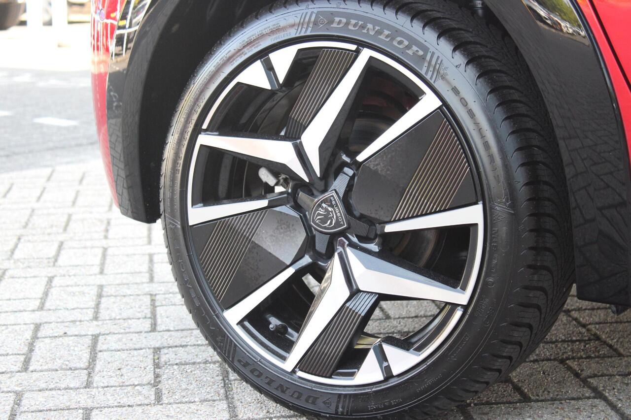 Peugeot 208 1.2 Hybrid 145PK e-DCS6 GT | NAVIGATIE | DRAADLOZE APPLE CARPLAY/ANDROID AUTO | CAMERA VOOR + ACHTER | FULL LED KOPLAMPEN | LICHTMETALEN VELGEN 17" | DODEHOEK DETECTIE | DRAADLOZE TELEFOONLADER | KEYLESS ENTRY/START | DAB+ RADIO | ADAPTIVE CRUISE CONTROL 