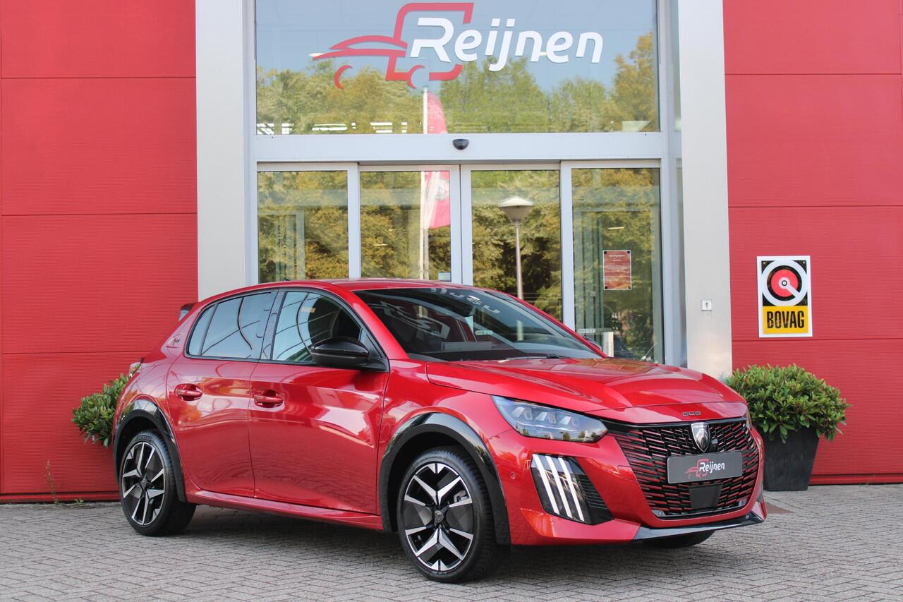 Peugeot 208 1.2 Hybrid 145PK e-DCS6 GT | NAVIGATIE | DRAADLOZE APPLE CARPLAY/ANDROID AUTO | CAMERA VOOR + ACHTER | FULL LED KOPLAMPEN | LICHTMETALEN VELGEN 17" | DODEHOEK DETECTIE | DRAADLOZE TELEFOONLADER | KEYLESS ENTRY/START | DAB+ RADIO | ADAPTIVE CRUISE CONTROL 