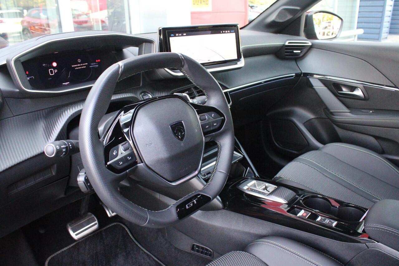 Peugeot 208 1.2 Hybrid 145PK e-DCS6 GT | NAVIGATIE | DRAADLOZE APPLE CARPLAY/ANDROID AUTO | CAMERA VOOR + ACHTER | FULL LED KOPLAMPEN | LICHTMETALEN VELGEN 17" | DODEHOEK DETECTIE | DRAADLOZE TELEFOONLADER | KEYLESS ENTRY/START | DAB+ RADIO | ADAPTIVE CRUISE CONTROL 