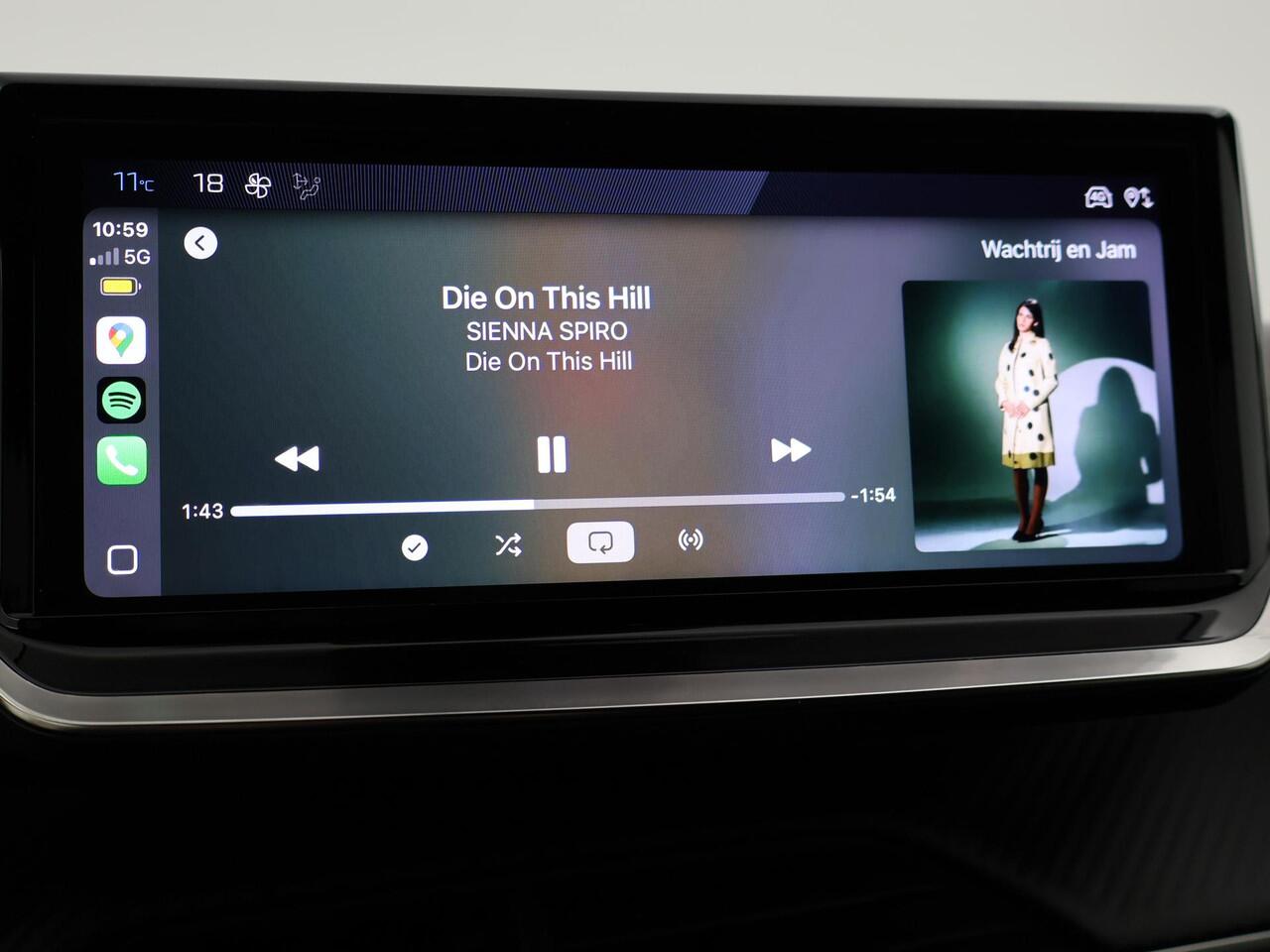 Peugeot 208 1.2 PT 100 PK GT + SPORTSTOELEN | 17 INCH | CAMERA | SFEERVERLICHTING | NAVIGATIE | CARPLAY | DAB